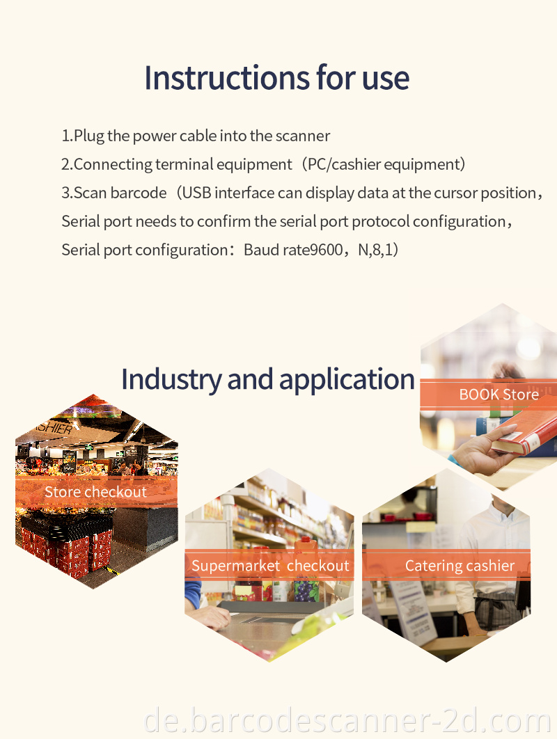Barcodelesegerät barcode scanner